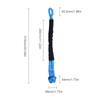 Car Trailer Tape Rope 38000 Pound Soft Shackle Synthetic Recovery Tow Strap Wear-resistant SUV Towing Strap for ATV UTV SUV