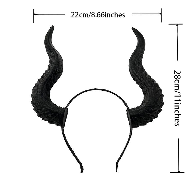 Personalized design dark Halloween cosplay props headbands party headpieces stage headbands role-playing headpieces