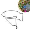 Balcony Railing Flower Pot Holder Floating Railing Planter Shelf Metal Indoor Outdoor Vertical Stairs Hanging Plant Pot Clip Stand Bracket