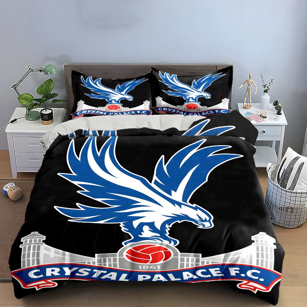Blue Eagle, Red Football. Bedding Sets Duvet Cover Sets Duvet Covers Pillowcases(1 * Duvet Cover 2 * Pillowcases Without Duvet Insert)