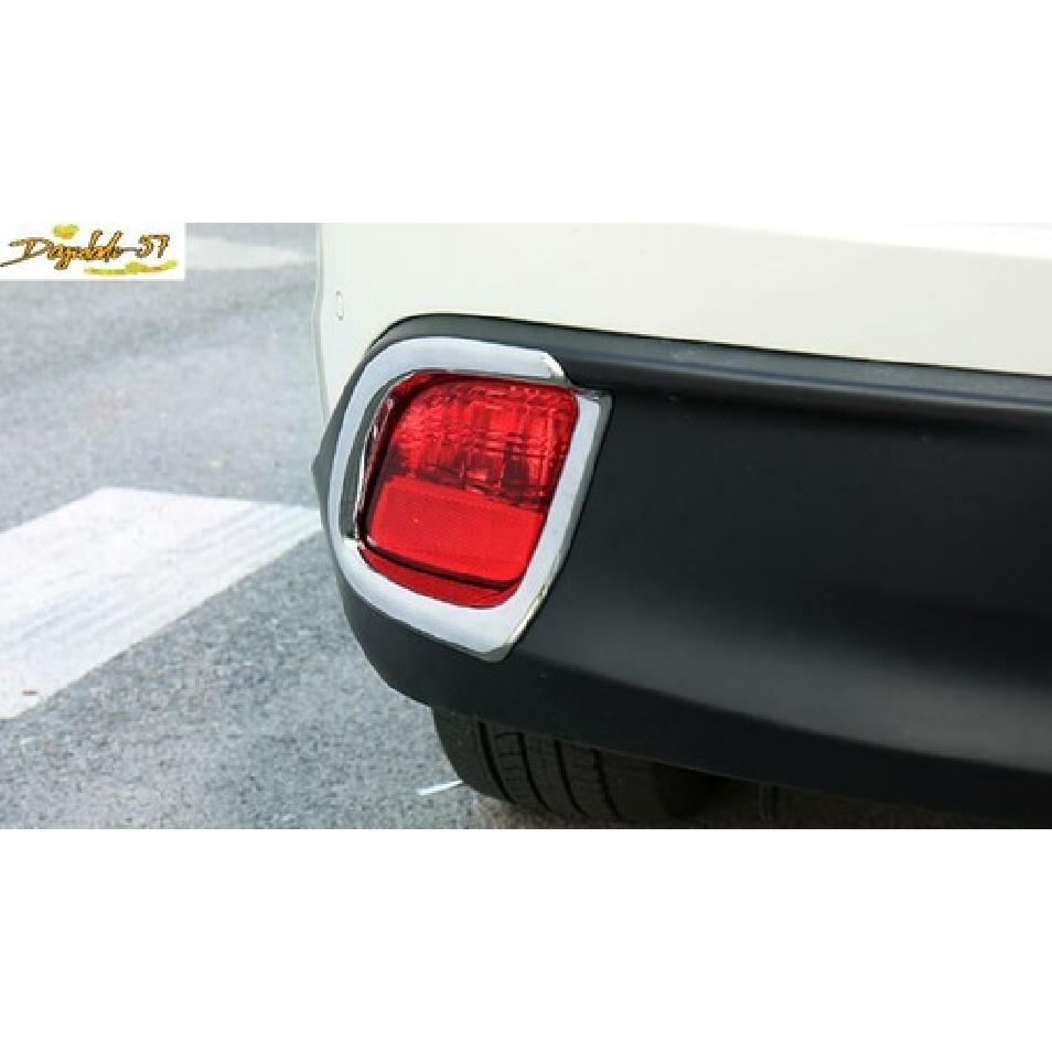 Chrome Rear Fog Light Lamp Cover Trim For Toyota Highlander Kluger 2014-2018