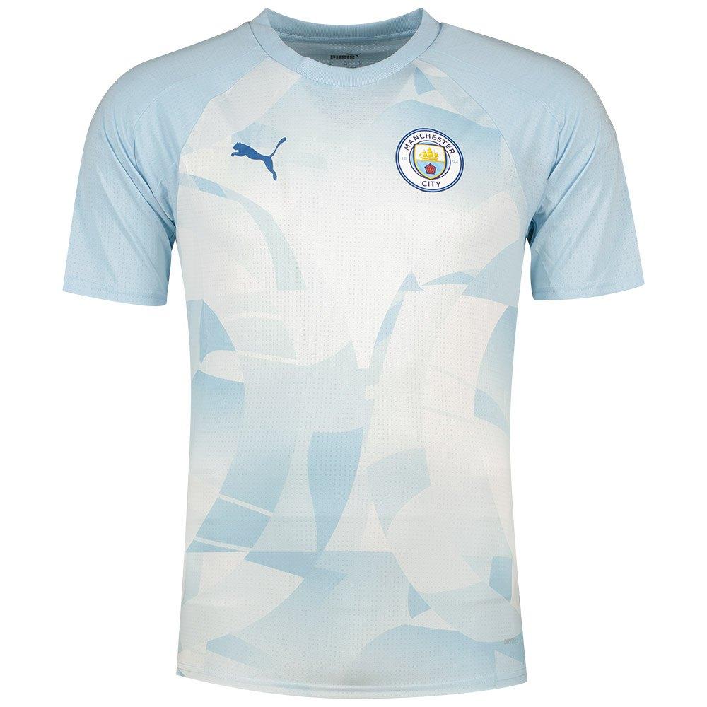 PUMA Manchester City Fc 23/24 Pre Match Short Sleeve T-shirt Blue