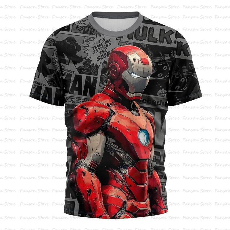 

3D Printed Colorful Stripes T-Shirt For Men Color Splicing Graphic XXS