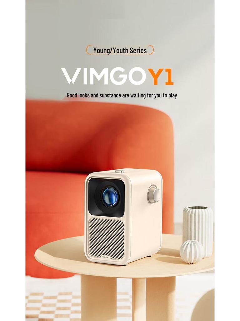 Nuts Micro Y1 Mini Projector - Portable Home Theater & Outdoor Projection