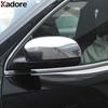 For Jeep Compass 2017 2018    Chrome Car Rearview Mirror Cover Trim Side Wing Mirrors Cap Shell Accessories