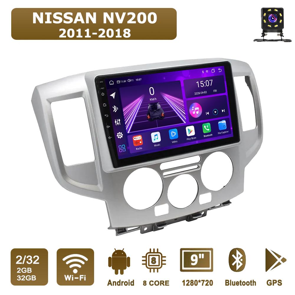 

Android Car-Play Car Radio For NISSAN NV200 2011-2018 Multimedia Player Head Unit Stereo GPS Navigation BT WIFI,8 CORE ,2+32GB