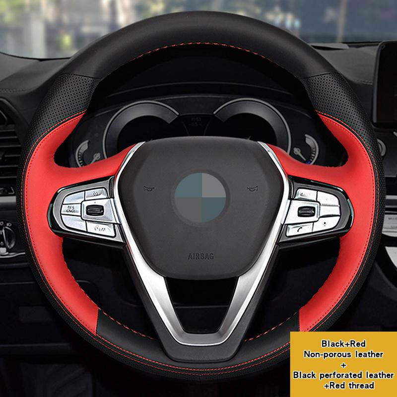 Custom Car Steering Wheel Braid Cover 100% Fit For BMW G20 G21 F40 F44 G22 G23 G26 G30 G31 G32 G11 G12 X3 X4 Car Accessories