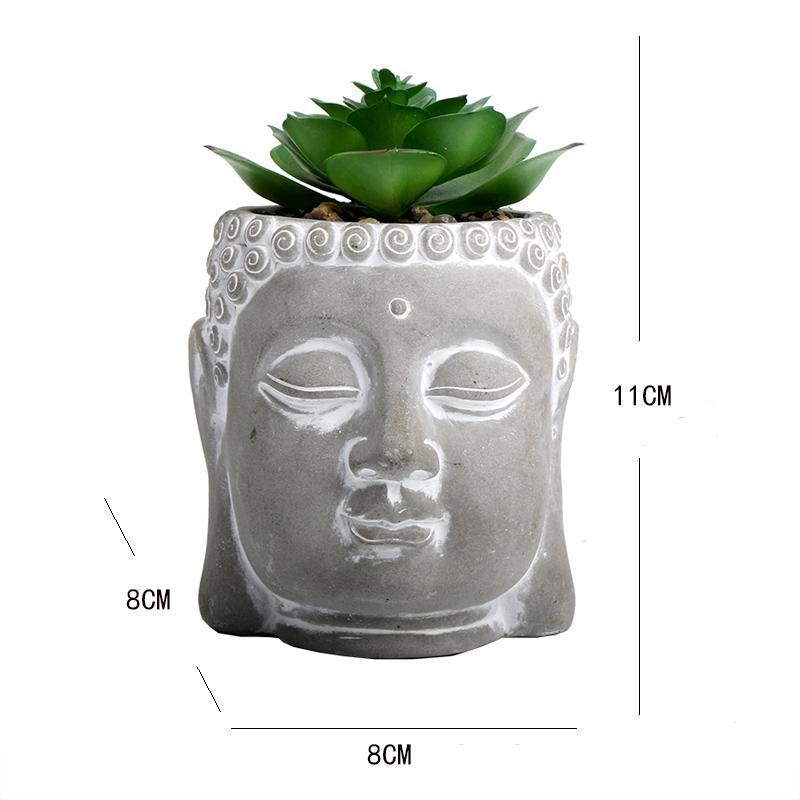 Cement Buddha Decoration, Zen Arts And Crafts Home Decoration, Fish Tank Aquarium Scenery Chinese Tea Pet Decoration, room Decor