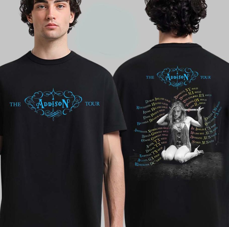 Addison Rae The Addison Tour 2026 T-shirt size S-5XL XXL