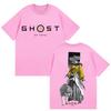 2026 Gioco Giapponese Ghost of Yotei Grafica Cotone Camicia Uomo Stile Ukiyoe Girocollo Manica Corta Moda Donna T-shirt