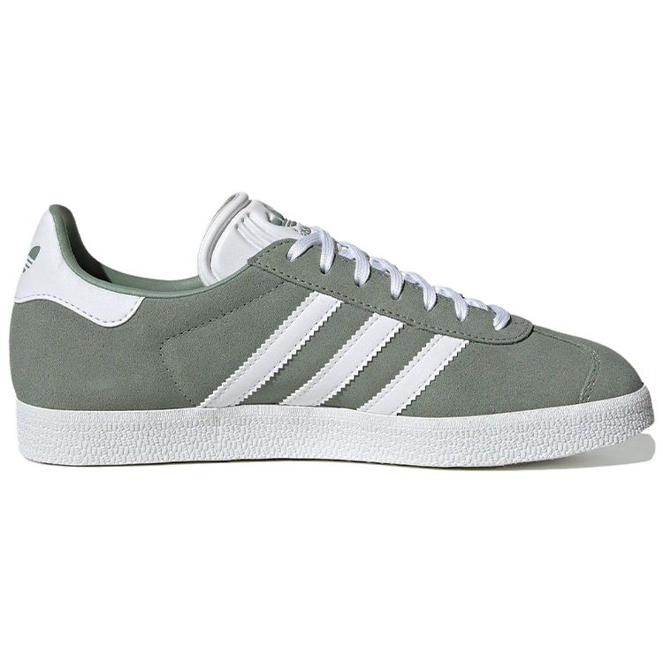 Adidas Gazelle Silver Green Men Sneakers Cloud-White Core-Black IG5790