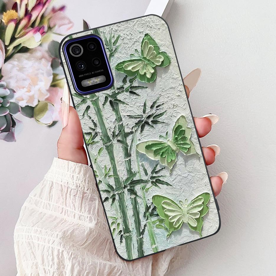 For LG K52 K62 2020 Case LM-K520 LM-K525 Stylish Love Heart Painted Cover Soft TPU Phone Case For LG K62 K 52 LGK52 LGK62 Fundas