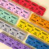 100 Stück Veranstaltungs-Tickets Doppelrolle fortlaufend nummeriert Tombola-Tickets für Konzerte Ausstellungen Klassenzimmer Belohnungen Preise