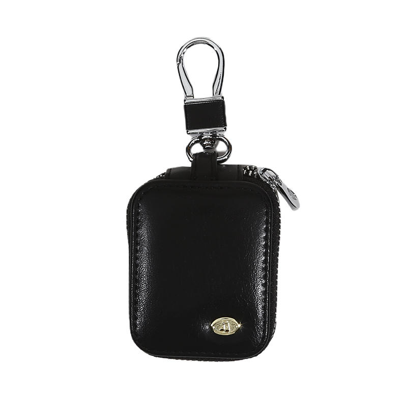 Compact Lightweight Travel Headphone Storage Case Women Men Wireless Earphones Earbud Protective Zipper Carrying Pouch with Keychain