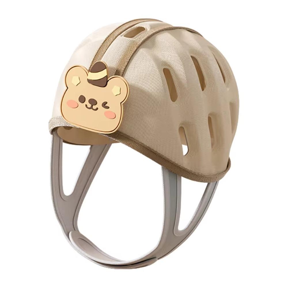 

Head Cushion Infant Hat Walking Learning Infant Helmet Soft Safety Cap Walking коричневий