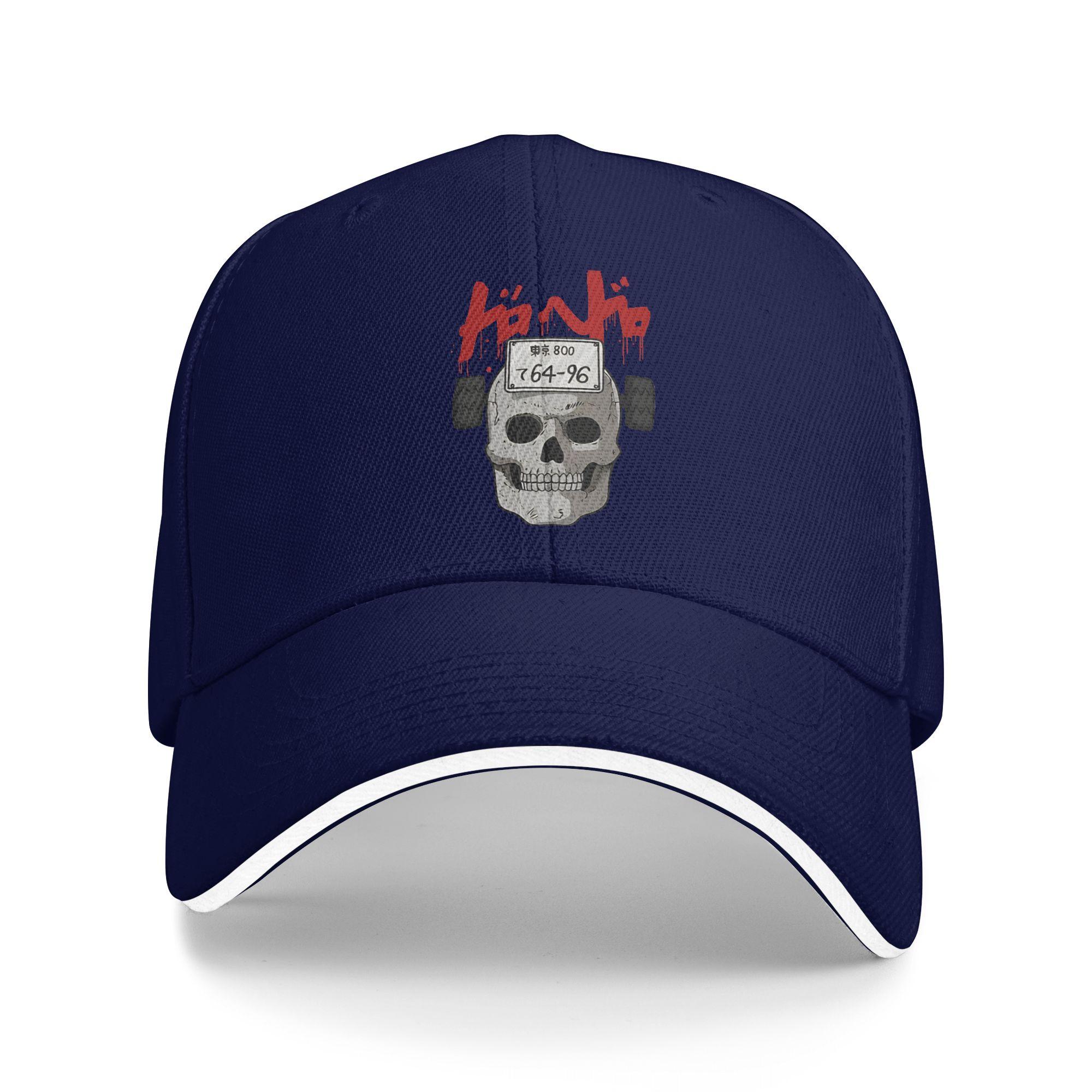 

Summer Casual Baseball Cap Dorohedoro Ebisu Mask Running Hippie Trucker Hat For Couple Women Breathable Trendy Snapback Cap One Size темно-синього кольору