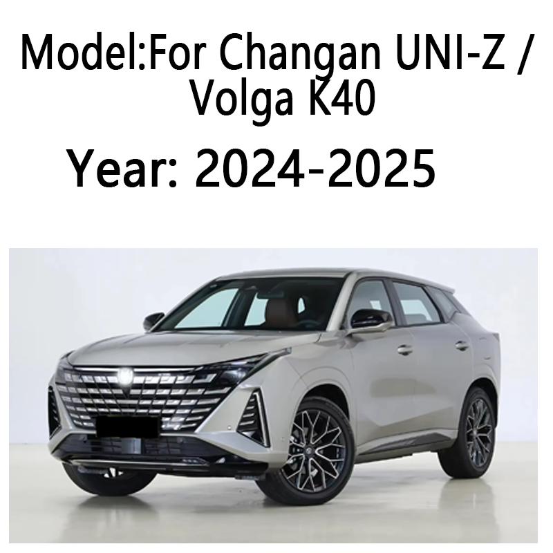 For Changan UNI-Z Volga K40 2024-2025 Window Door Visor Awning Sun Rain Wind Guard Cover Deflector Weathershield Car Accessories