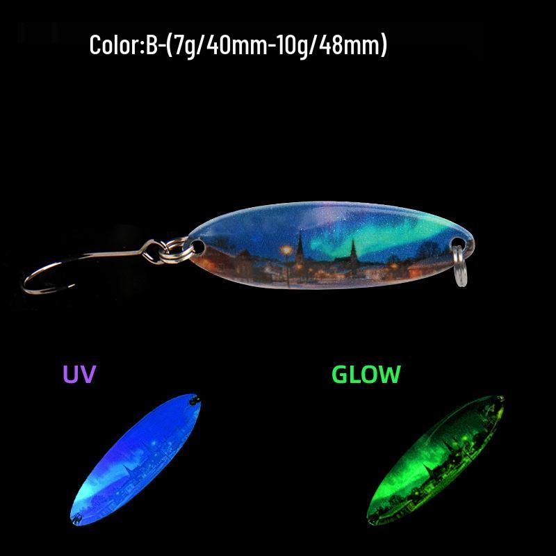 LETOYO UV Luminous 3D Printed Double-sided Trout and Asp Bait