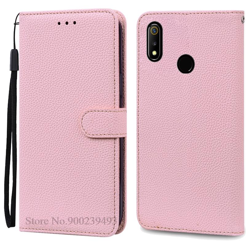 For Realme 3 Case Soft Pu Leather Flip Wallet Case For Realme 3 Pro Case Phone Cover For Realme 3 Pro Coque Fundas Bumper