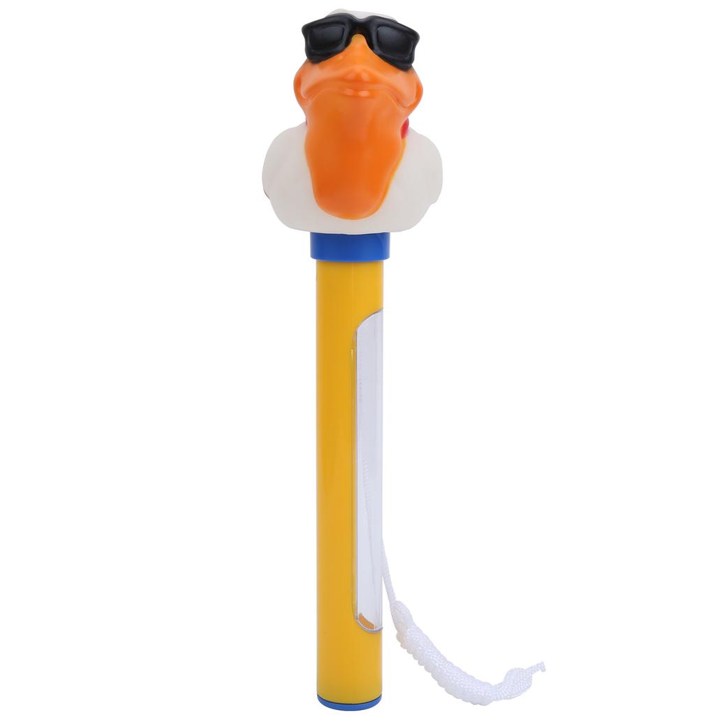 Tierform Schwimmendes Schwimmbadthermometer Badewassertemperaturmesser mit Schnur