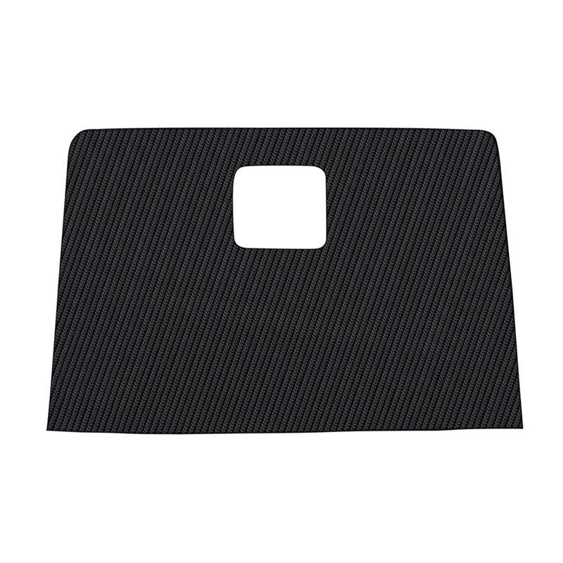 Authentic Car Leather Storage Glove Box Protector Pad Anti-Kick Pad Anti-Dirty Mat Cover For Honda Odyssey + Carbon Fiber Pattern
