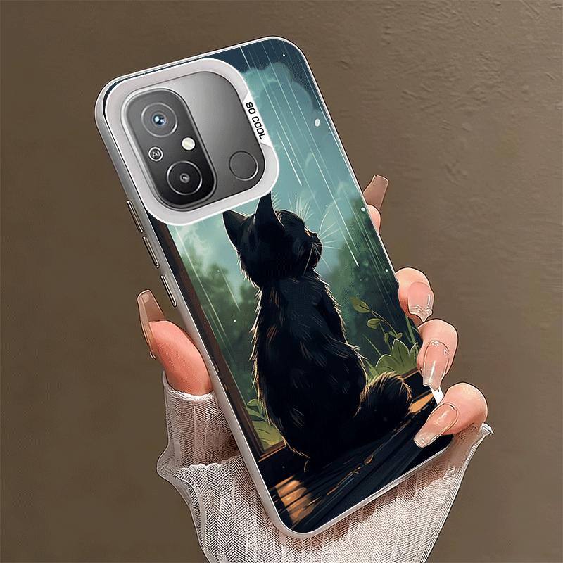 

Healing Sense Cat Rain Soft Phone Case for Xiaomi Redmi 15C 15 14C 13C 12C Poco X5 X6 X7 Pro X3 F8 F7 Ultra M8 13 12 Cover Back Xiaomi Redmi 15 4G