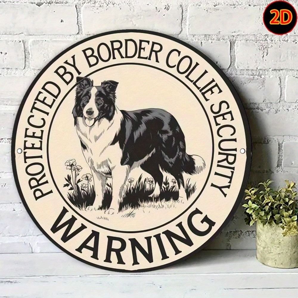 Vintage Round Metal Sign Flower Bucket Kitchen Decor Gift