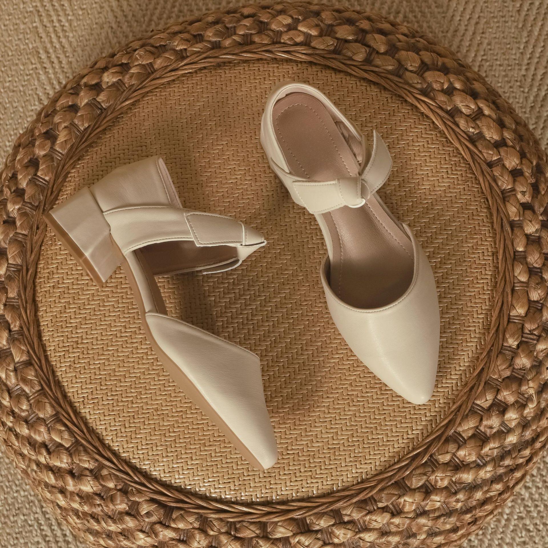 

Fashion single shoes women s 2025 summer new hollow breathable Mary Jane shoes women s French daily casual shoes children 39 абрикосовый