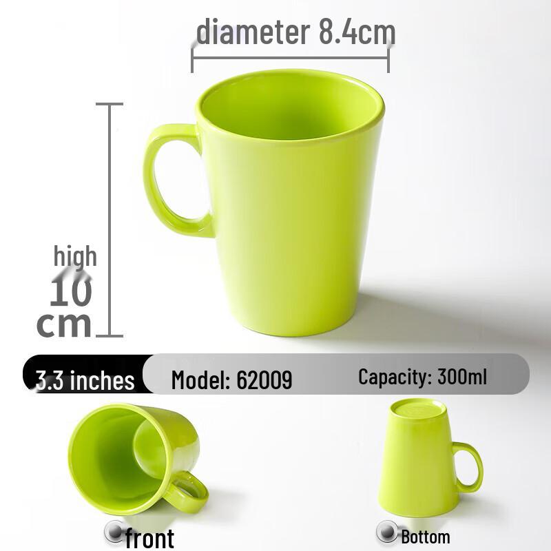 

Yishuxiang Melamine Drop-Resistant Handle Cups