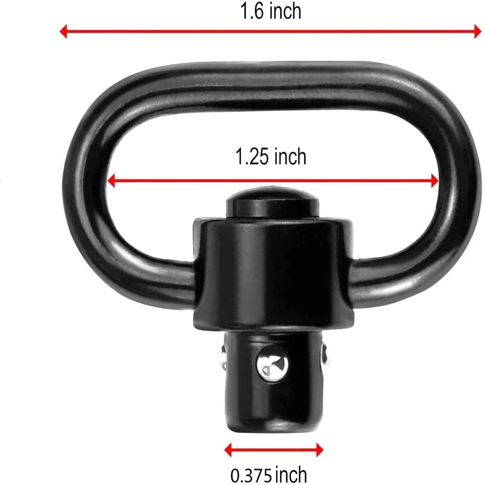New M-Lok Quick Detach Release Sling Buckle with Swivels Stud QD Strap Rail Mount Adapter Ring Outdoor Hunting Gun Accessories