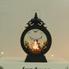Halloween decoration, electronic candle portable wind lantern party atmosphere arrangement led electronic candle Halloween ornament