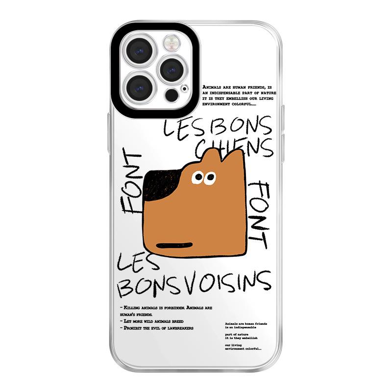 

Прозрачный чехол Zhitai Cartoon Dog для iPhone 15, 14 Pro Max, XR, 6-8 серий iPhone 11 Pro
