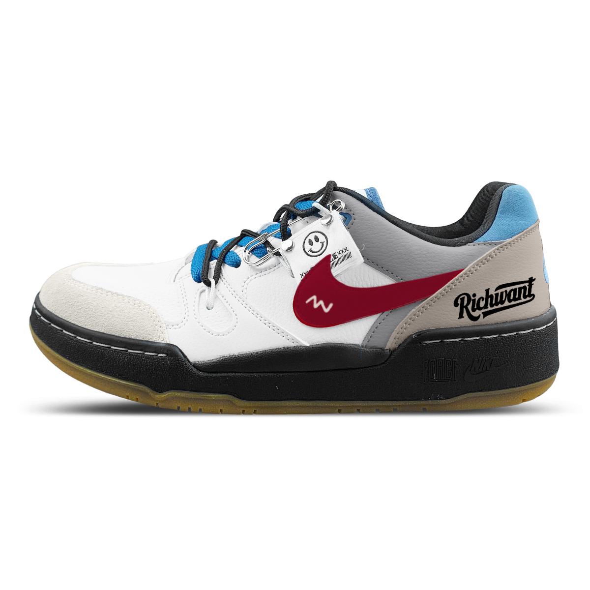 

Nike Full Force Leather Low top Skateboard Shoes Men s HJ7262-100(Team1265-) 41