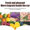 Car Air Freshener with Long-Lasting Perfume Fragrance Vent Clip-On Fan-Shaped Decorative Air Freshener