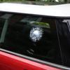 Creative 3D Tennis Ball Hit Window Crack Car-Styling Vehicle Sticker Decor
