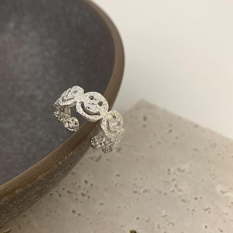 Elegant Adjustable Pearl And Silver Geometric Ring For Women Unique Design Accessory