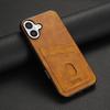 Business Leder Weiche Kante Handyhülle Für iPhone 16E 15 Pro Max 14 Pro 13 12 11 Einfarbig Stoßfest Schlank Hart PC Rückseite