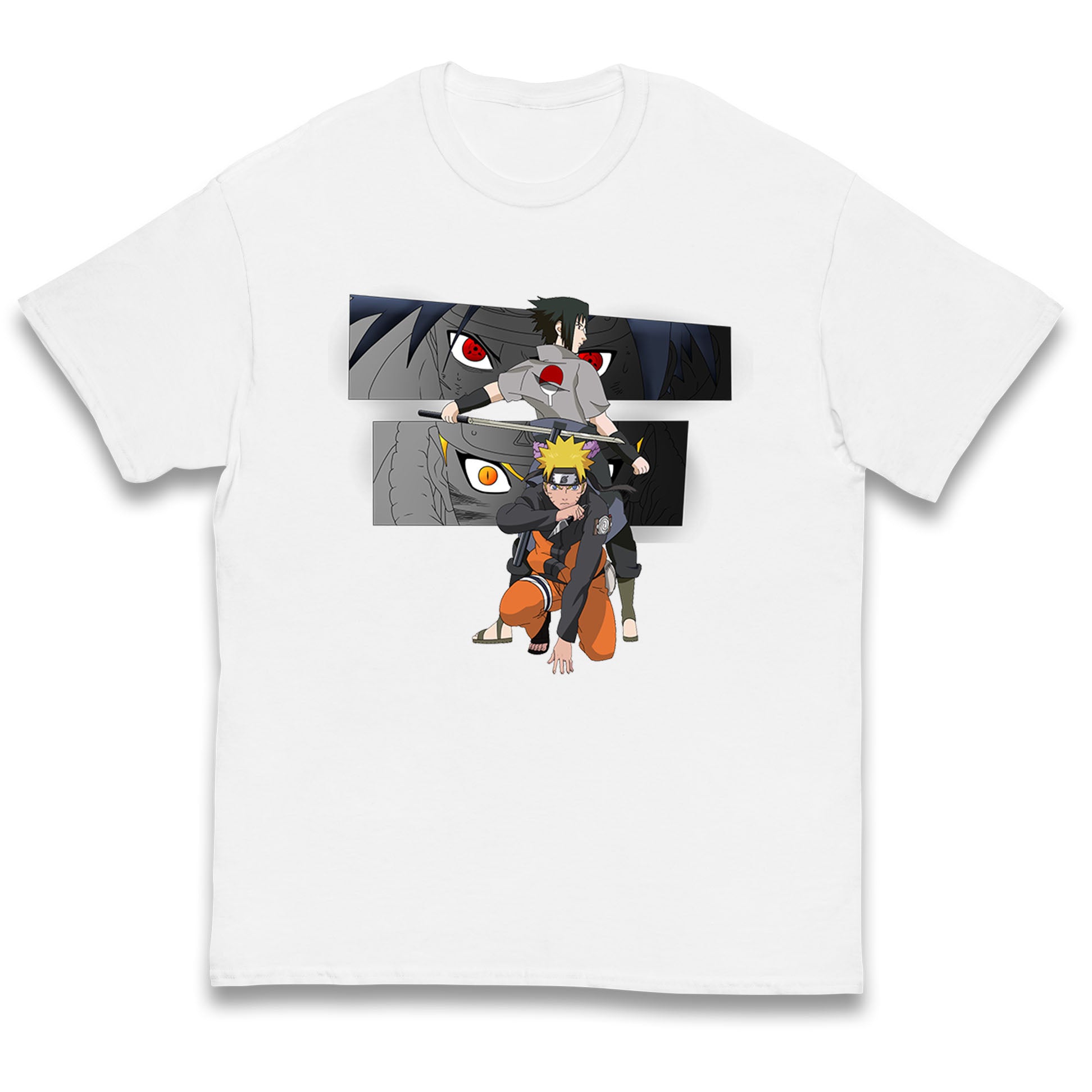 Naruto And Sasuke Uchiha kids T Shirt Naruto Shippuden Top 100