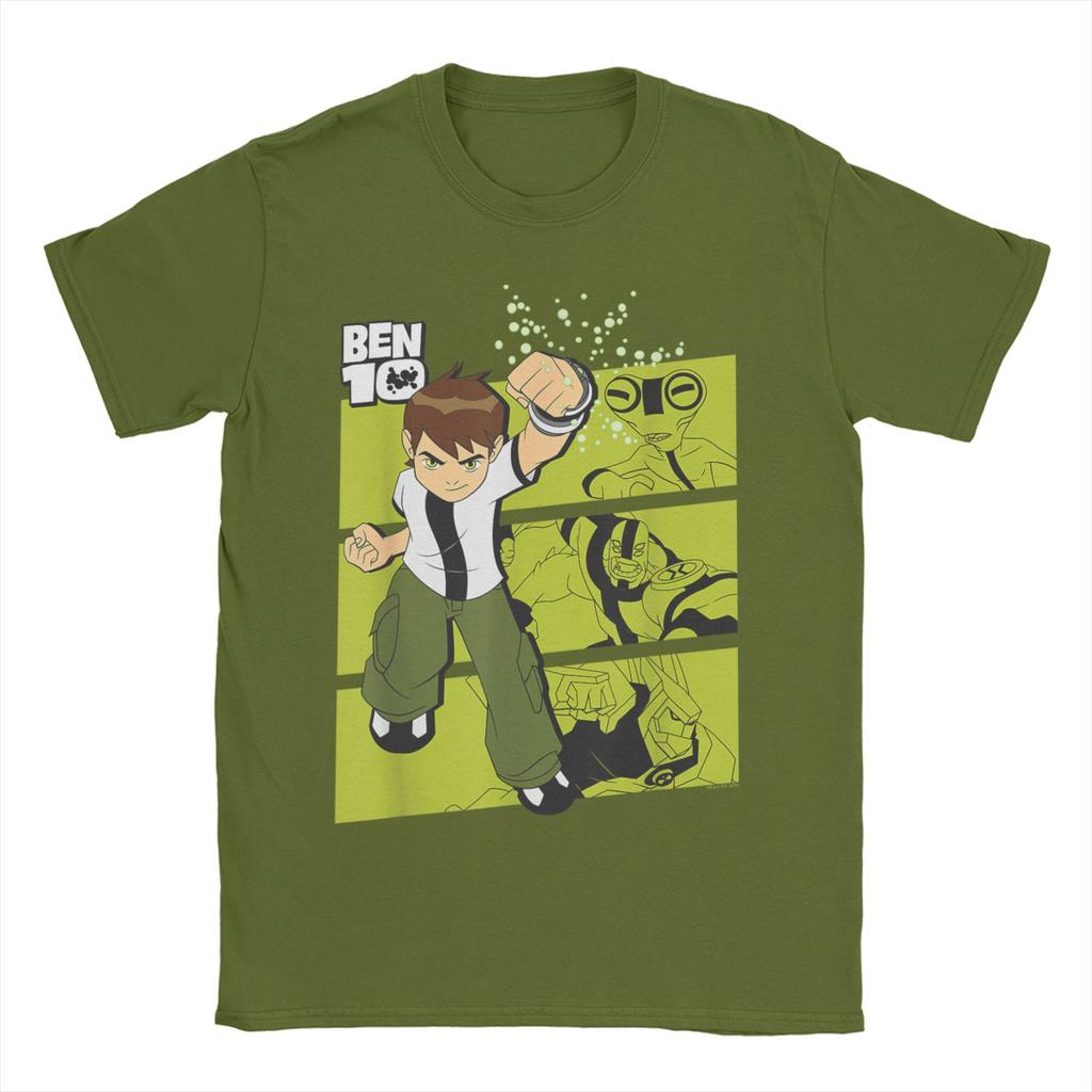 Ben Alien anime T Shirt Summer Hip Hop TShirts Unisex Cotton ONeck Plus Size Clothes Short Sleeves Vintage Tshirt