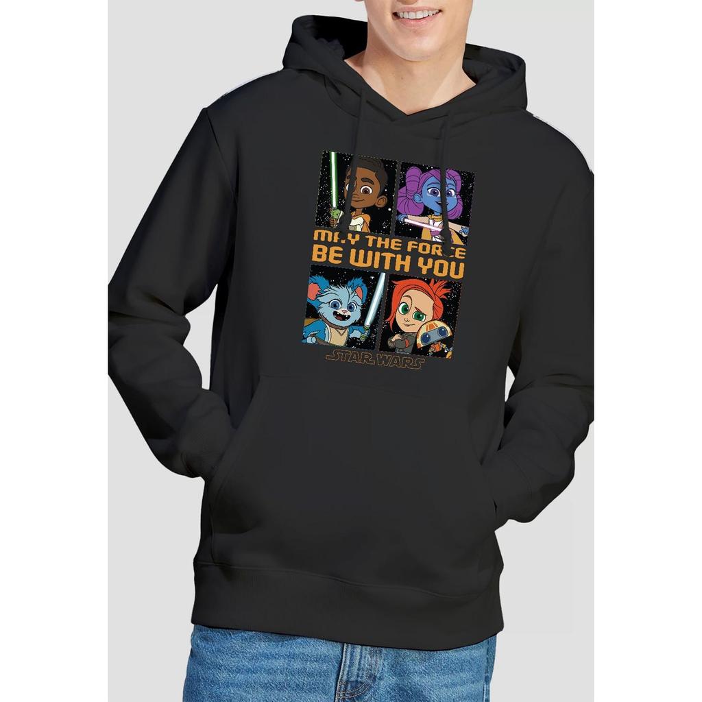 STAR WARS Mens Young Jedi Adventure Among The Stars Hoodie