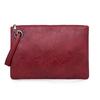 Fashion Handbags Women Soft PU Leather Daily Clutch Bag Ladies Evening Envelope Bag Portable Female Wristlet Purse Cellphone Bag