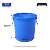 Large Capacity Thick Round Plastic Trash Can for Commercial Kitchens, Catering, Classrooms, Hotels, and Sanitation