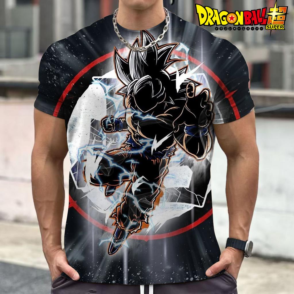 Summer Dragon Ball Cartoon Cartoon 3d Printed T-Shirt Top Broli Begita Wu Empty Short Sleeves For Men And Children Short Sleeves