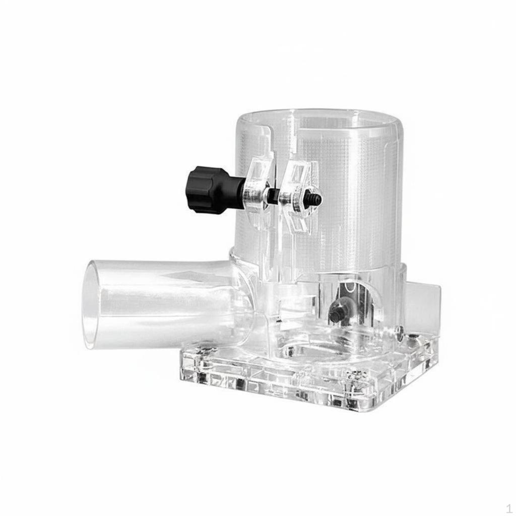 Router Dust Collection Base Enhanced Visibility Transparent Trimmer Thickened PC Material Wood