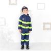[monoii] Halloween Cosplay Kids Firefighter Costume for Boys, Kids Firefighter Costume, Occupation Costume for Girls, Hat and Helmet Set, E0614