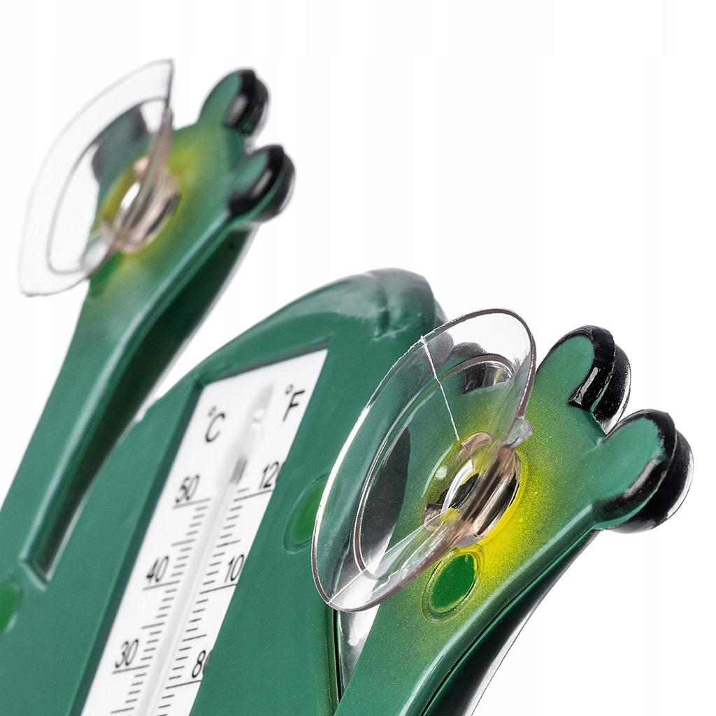 KADAX Outdoor Window Thermometer Suction Cups Frog Self-Adhesive 