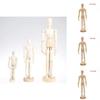 Wooden Human Artist Manikin Drawing Model Unisex Male Female Sketching Tool