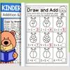 1pc Interactive Math Learning Workbook with Addition & Subtraction Worksheets, Crossword Puzzles, Colorful Math Activities