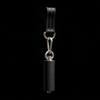 Black Workout Grip Handles Metal Hardware Ribbed Handle Conical Hanging