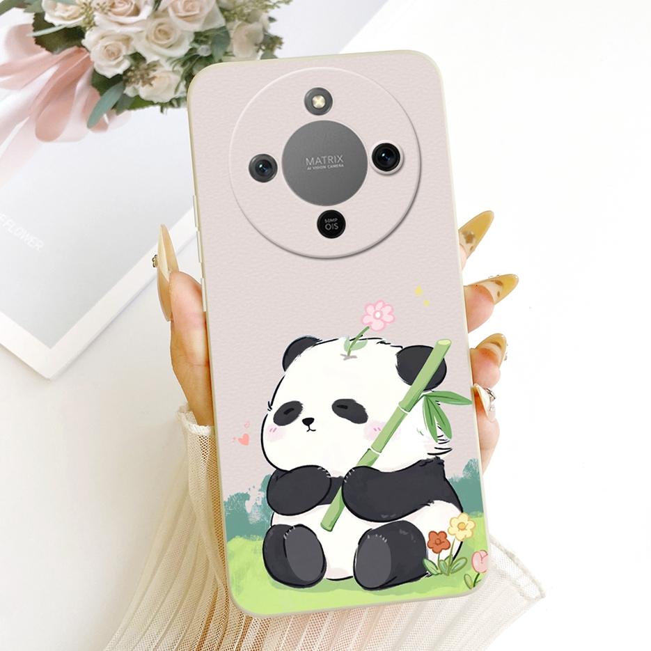 For Honor Magic 8 Lite Case Honor X9d MTN-NX1 Cute Dog Panda Cartoon Cover Silicone Case For Honor X70 X 70 HonorX9d Soft Fundas